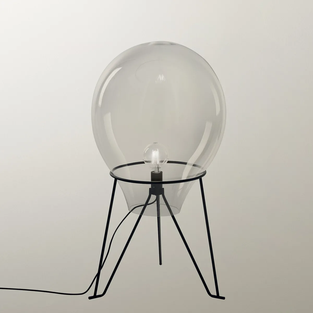 LUME AZUMA TRASPARENTE 1XE27 38X63CM